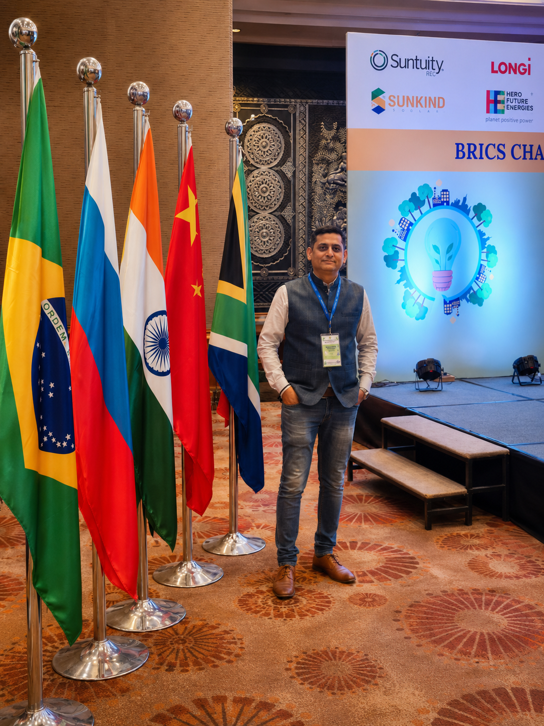 Sushil Sharma at an international forum